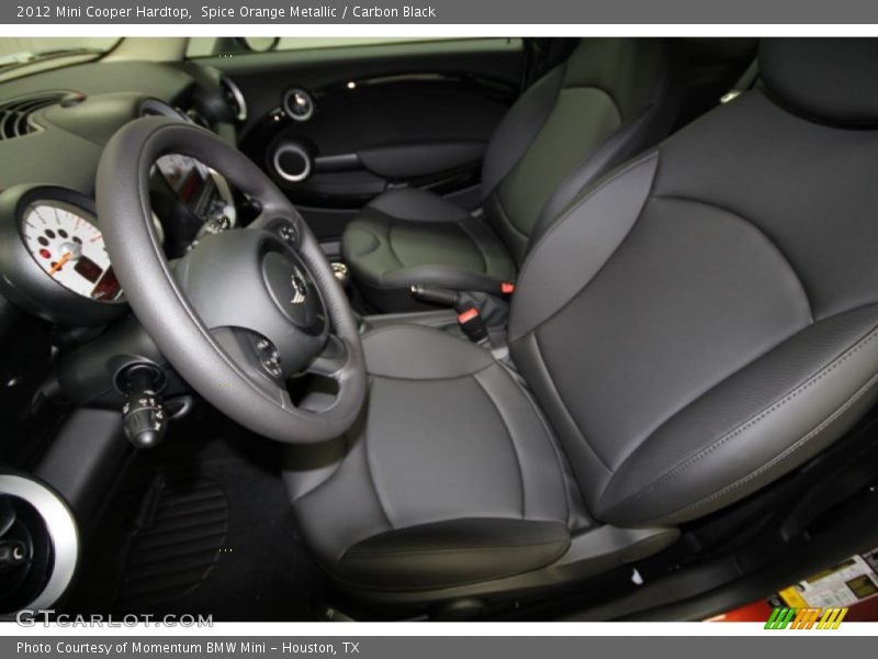 Spice Orange Metallic / Carbon Black 2012 Mini Cooper Hardtop