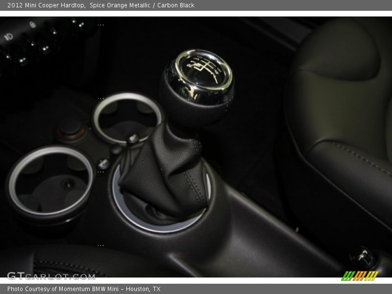 Spice Orange Metallic / Carbon Black 2012 Mini Cooper Hardtop