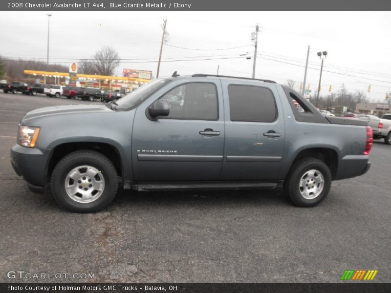 Blue Granite Metallic / Ebony 2008 Chevrolet Avalanche LT 4x4