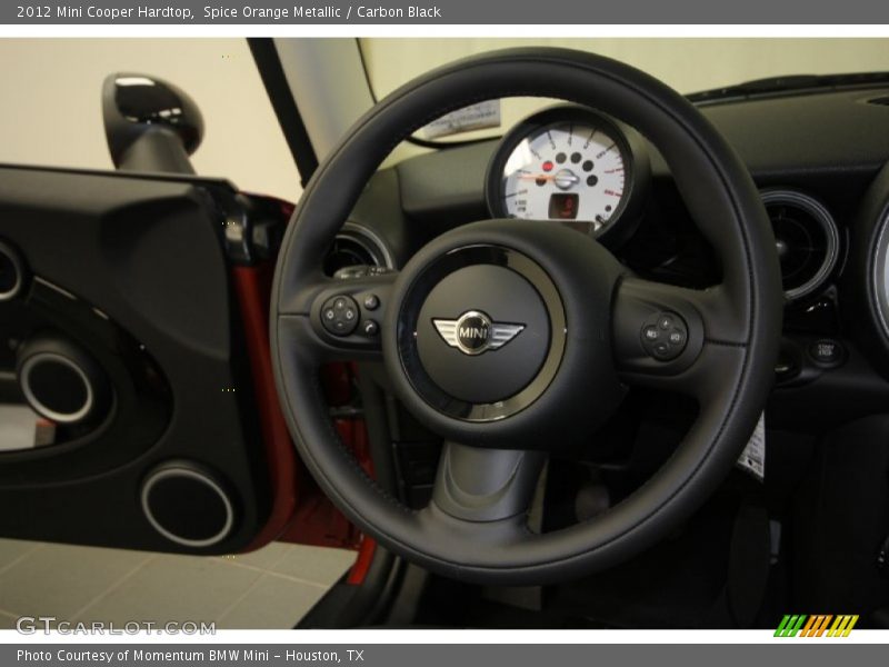 Spice Orange Metallic / Carbon Black 2012 Mini Cooper Hardtop
