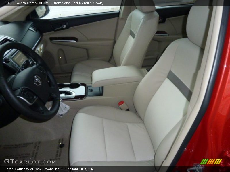Barcelona Red Metallic / Ivory 2012 Toyota Camry XLE V6