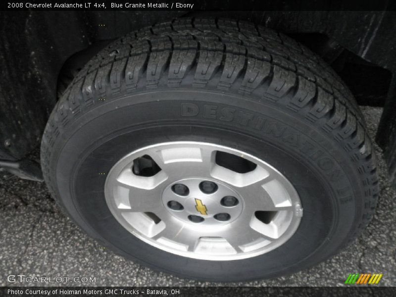 Blue Granite Metallic / Ebony 2008 Chevrolet Avalanche LT 4x4