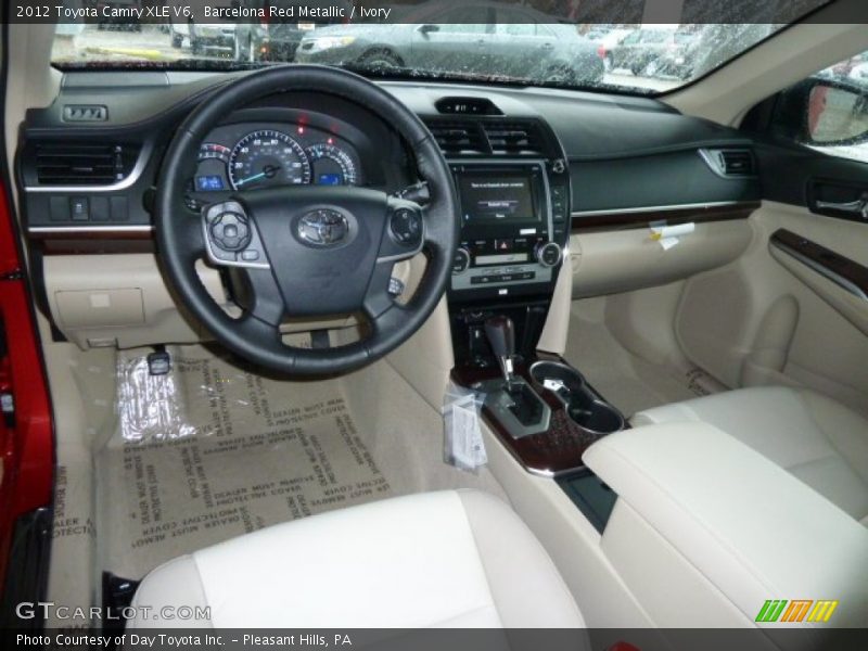 Barcelona Red Metallic / Ivory 2012 Toyota Camry XLE V6