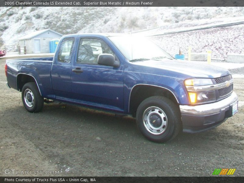 Superior Blue Metallic / Medium Pewter 2006 Chevrolet Colorado LS Extended Cab