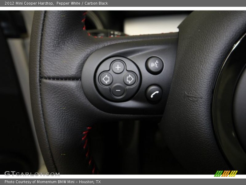 Pepper White / Carbon Black 2012 Mini Cooper Hardtop