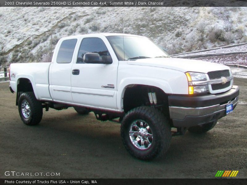 Summit White / Dark Charcoal 2003 Chevrolet Silverado 2500HD LS Extended Cab 4x4