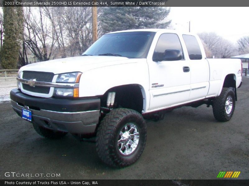 Summit White / Dark Charcoal 2003 Chevrolet Silverado 2500HD LS Extended Cab 4x4