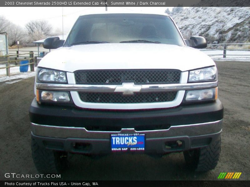 Summit White / Dark Charcoal 2003 Chevrolet Silverado 2500HD LS Extended Cab 4x4