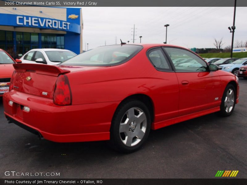 Victory Red / Gray 2006 Chevrolet Monte Carlo SS