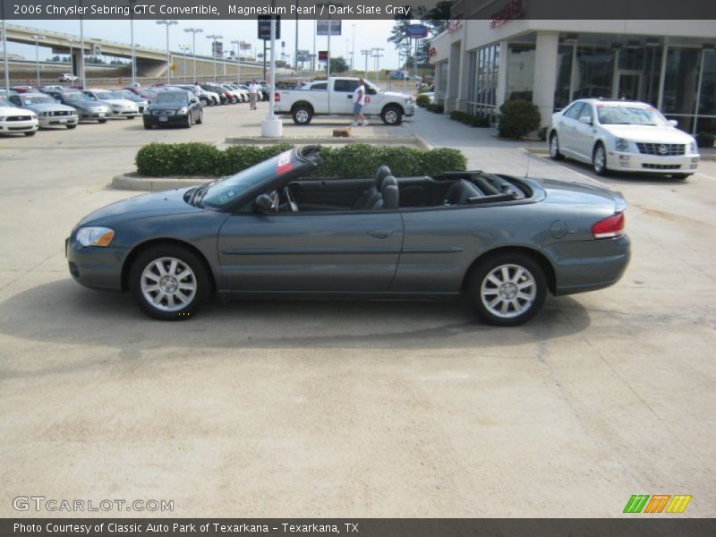 Magnesium Pearl / Dark Slate Gray 2006 Chrysler Sebring GTC Convertible