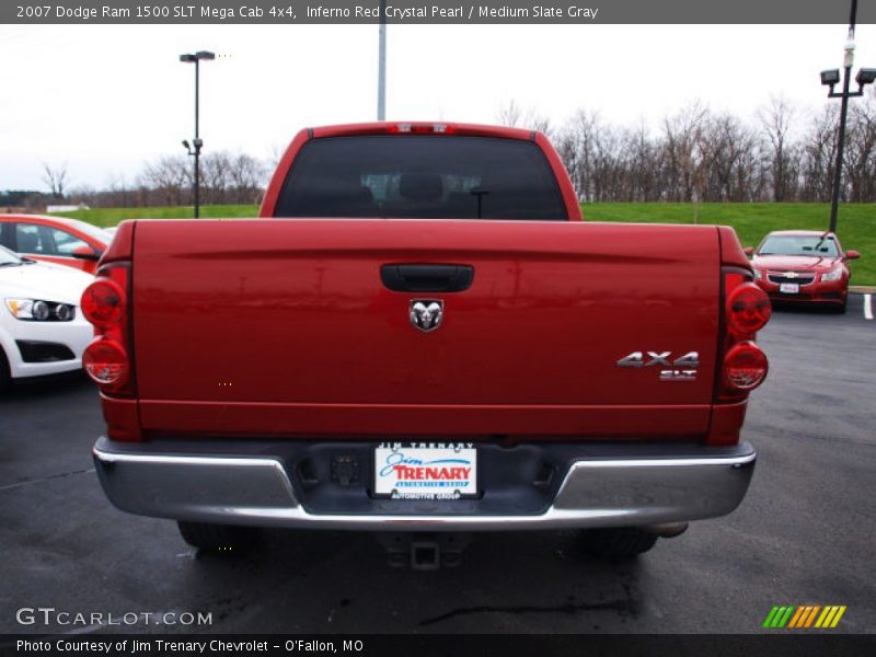 Inferno Red Crystal Pearl / Medium Slate Gray 2007 Dodge Ram 1500 SLT Mega Cab 4x4