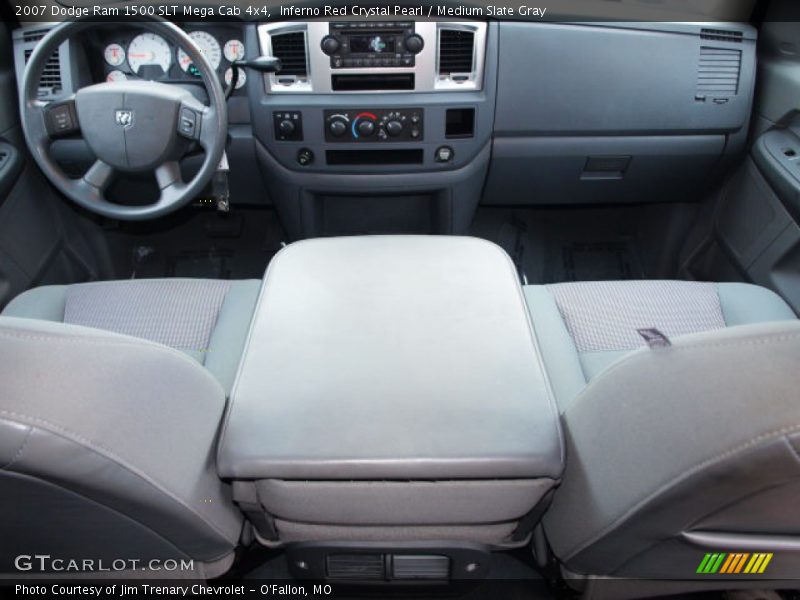 Inferno Red Crystal Pearl / Medium Slate Gray 2007 Dodge Ram 1500 SLT Mega Cab 4x4