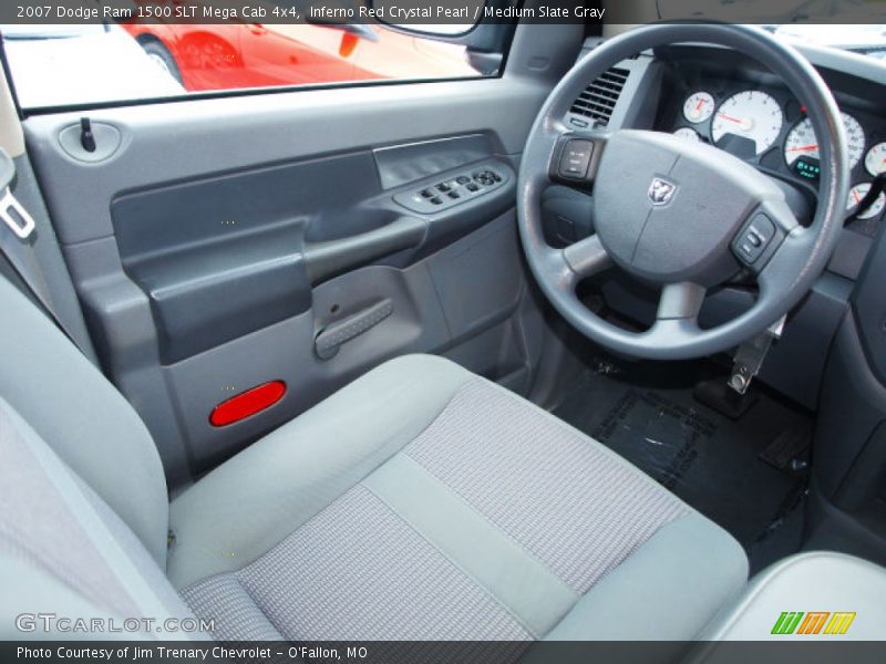 Inferno Red Crystal Pearl / Medium Slate Gray 2007 Dodge Ram 1500 SLT Mega Cab 4x4