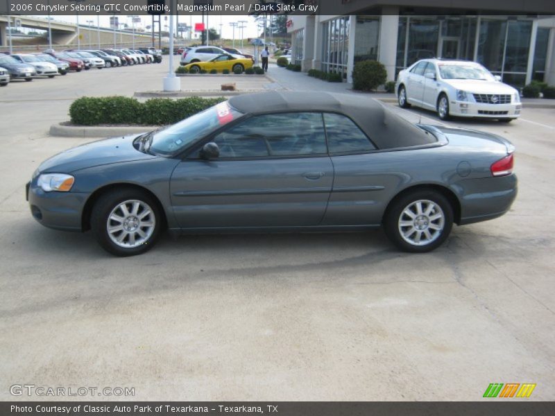 Magnesium Pearl / Dark Slate Gray 2006 Chrysler Sebring GTC Convertible