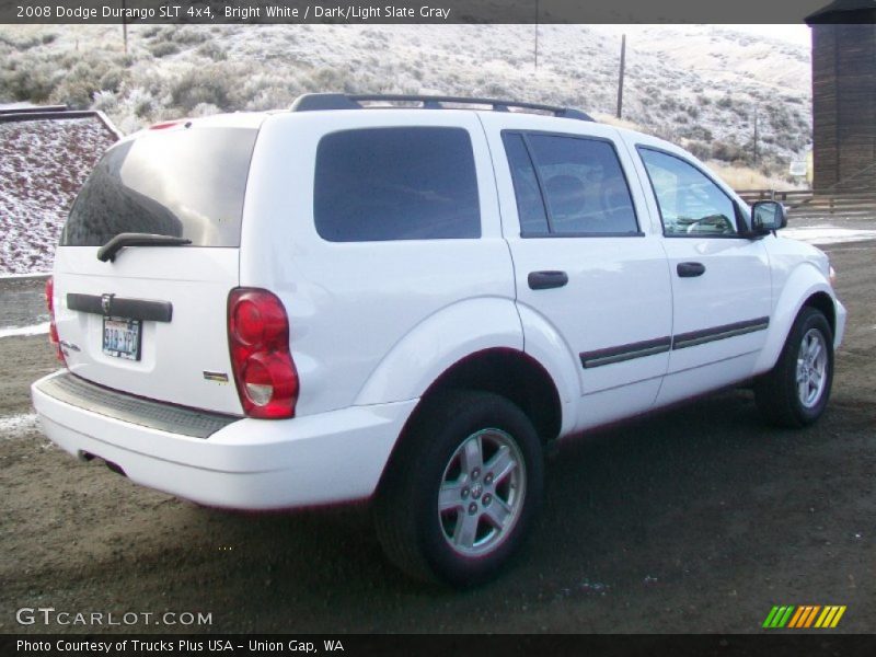Bright White / Dark/Light Slate Gray 2008 Dodge Durango SLT 4x4