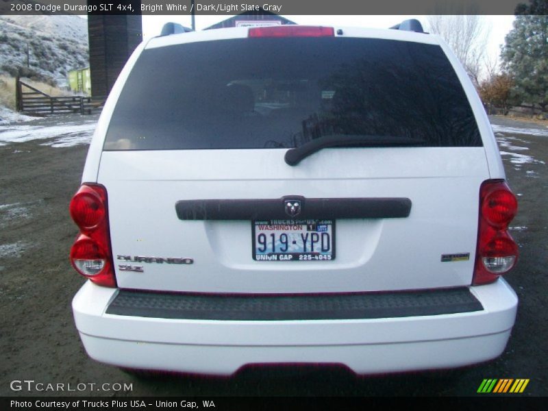 Bright White / Dark/Light Slate Gray 2008 Dodge Durango SLT 4x4