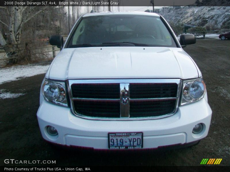 Bright White / Dark/Light Slate Gray 2008 Dodge Durango SLT 4x4