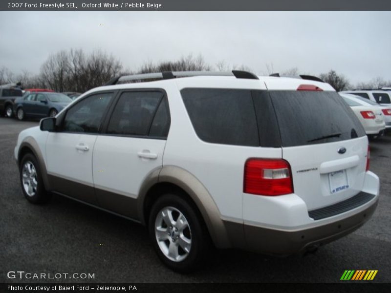 Oxford White / Pebble Beige 2007 Ford Freestyle SEL