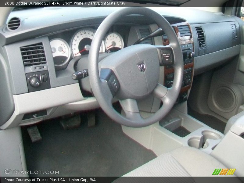 Bright White / Dark/Light Slate Gray 2008 Dodge Durango SLT 4x4