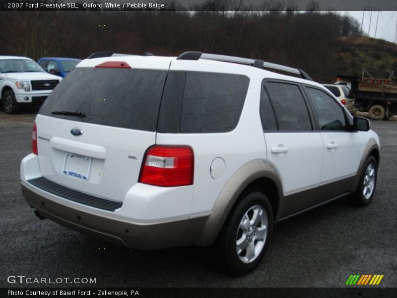 Oxford White / Pebble Beige 2007 Ford Freestyle SEL
