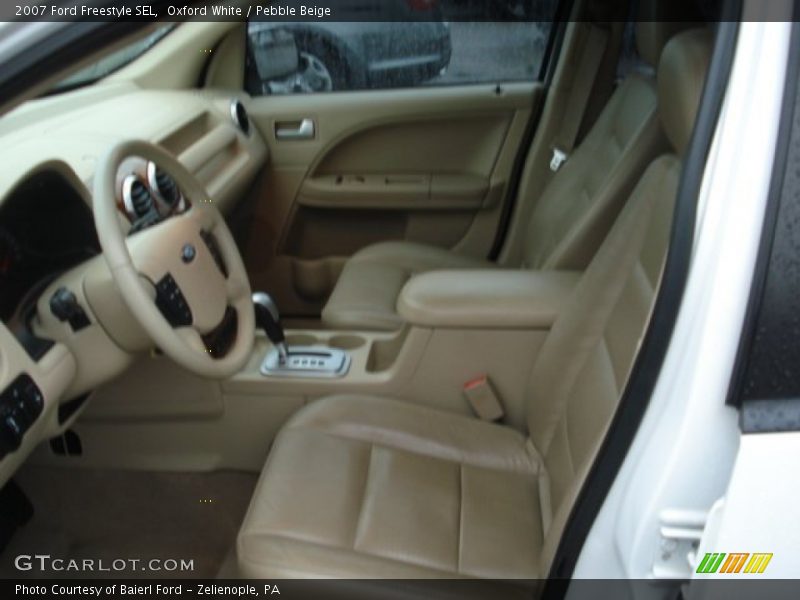 Oxford White / Pebble Beige 2007 Ford Freestyle SEL
