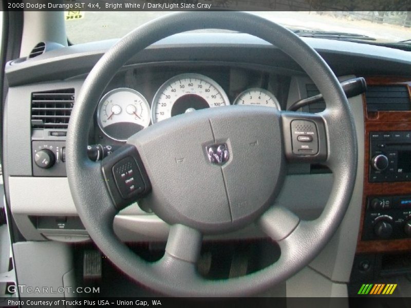 Bright White / Dark/Light Slate Gray 2008 Dodge Durango SLT 4x4