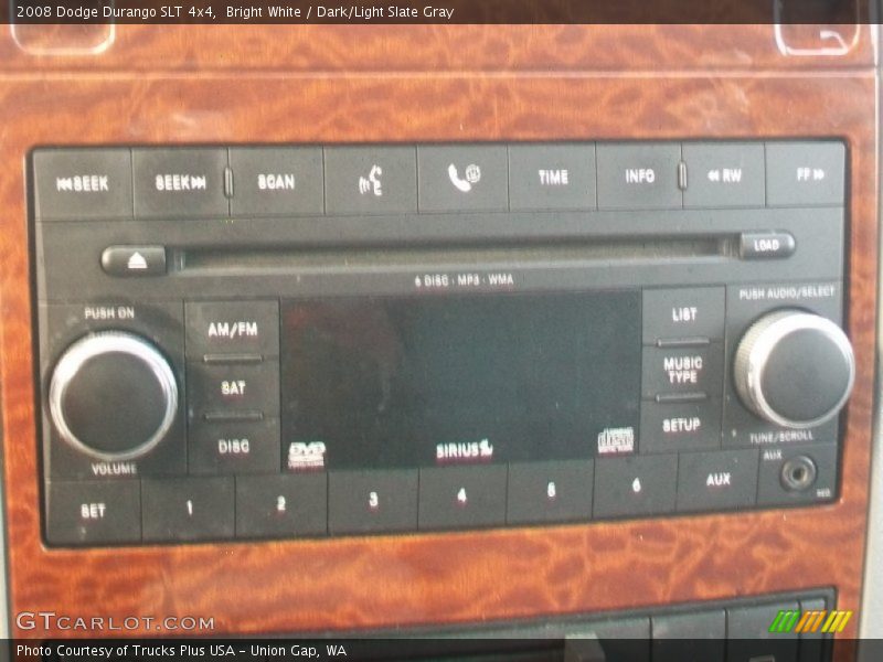 Bright White / Dark/Light Slate Gray 2008 Dodge Durango SLT 4x4