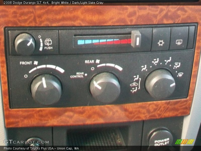 Bright White / Dark/Light Slate Gray 2008 Dodge Durango SLT 4x4