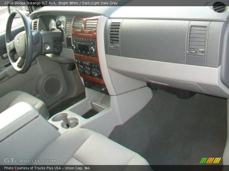 Bright White / Dark/Light Slate Gray 2008 Dodge Durango SLT 4x4