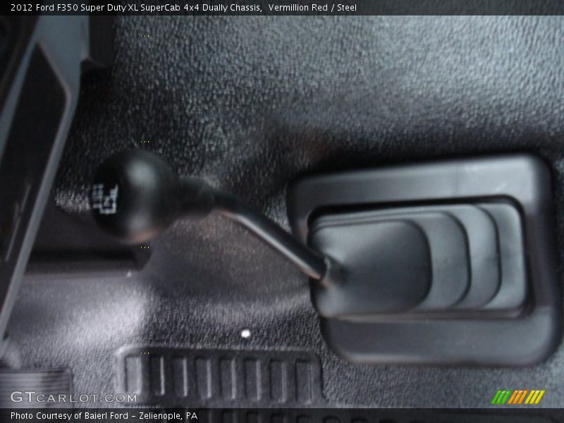 Vermillion Red / Steel 2012 Ford F350 Super Duty XL SuperCab 4x4 Dually Chassis