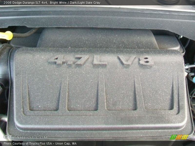 Bright White / Dark/Light Slate Gray 2008 Dodge Durango SLT 4x4