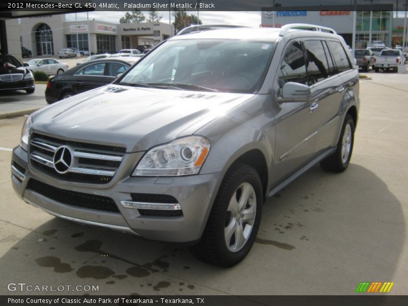 Paladium Silver Metallic / Black 2012 Mercedes-Benz GL 450 4Matic