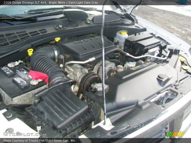 Bright White / Dark/Light Slate Gray 2008 Dodge Durango SLT 4x4