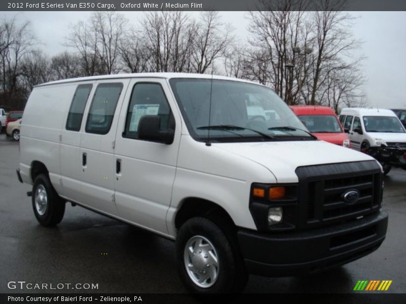 Oxford White / Medium Flint 2012 Ford E Series Van E350 Cargo