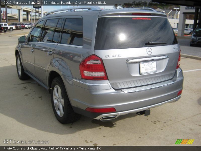 Paladium Silver Metallic / Black 2012 Mercedes-Benz GL 450 4Matic