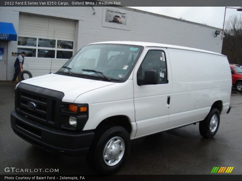 Oxford White / Medium Flint 2012 Ford E Series Van E350 Cargo