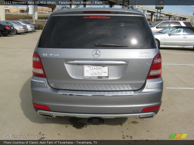 Paladium Silver Metallic / Black 2012 Mercedes-Benz GL 450 4Matic