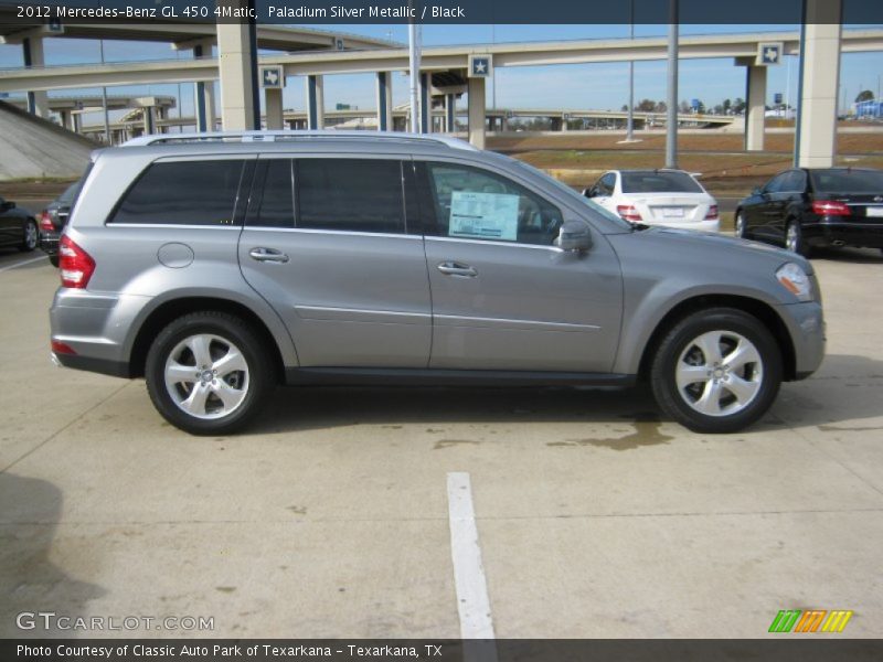 Paladium Silver Metallic / Black 2012 Mercedes-Benz GL 450 4Matic