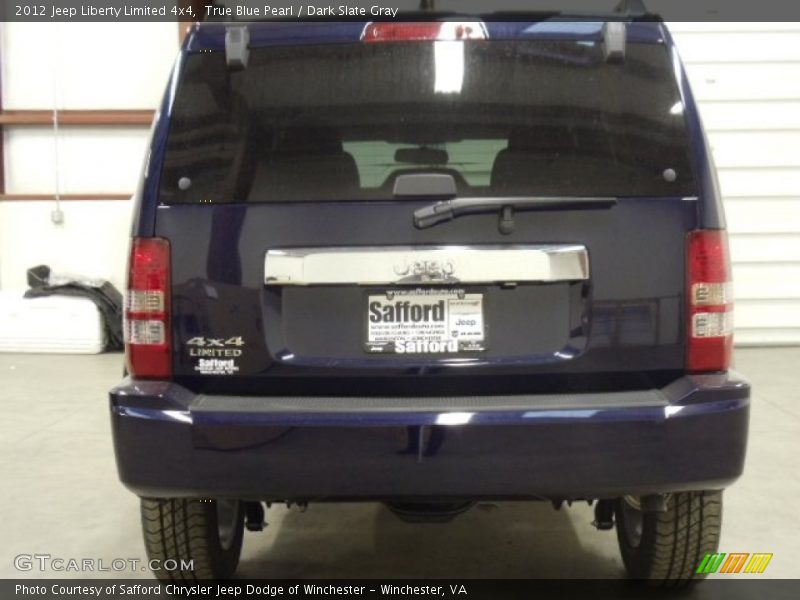 True Blue Pearl / Dark Slate Gray 2012 Jeep Liberty Limited 4x4