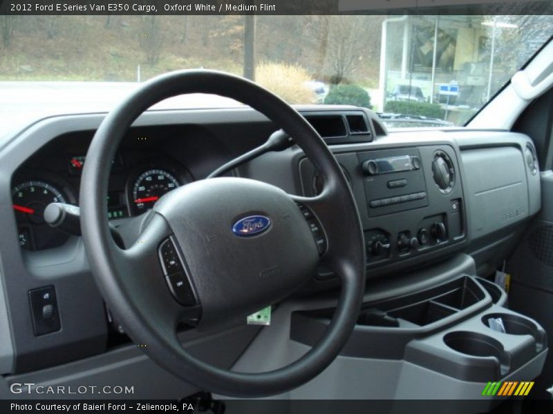 Oxford White / Medium Flint 2012 Ford E Series Van E350 Cargo