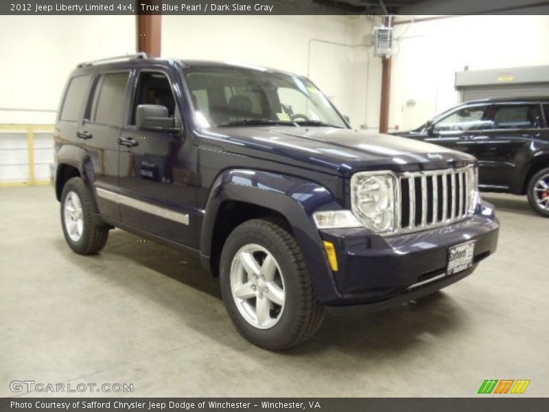 True Blue Pearl / Dark Slate Gray 2012 Jeep Liberty Limited 4x4