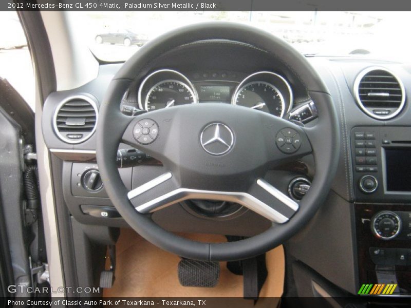 Paladium Silver Metallic / Black 2012 Mercedes-Benz GL 450 4Matic