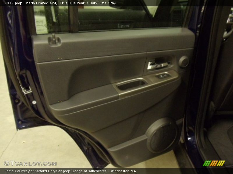 True Blue Pearl / Dark Slate Gray 2012 Jeep Liberty Limited 4x4