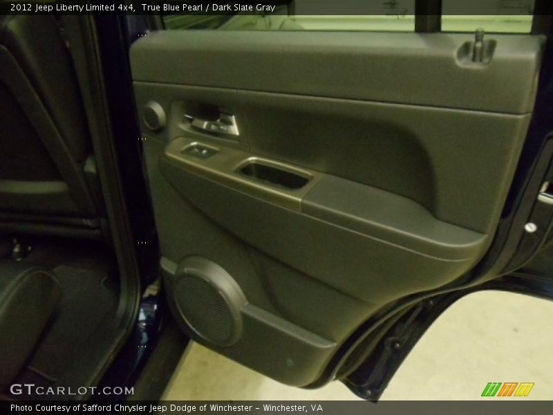 True Blue Pearl / Dark Slate Gray 2012 Jeep Liberty Limited 4x4