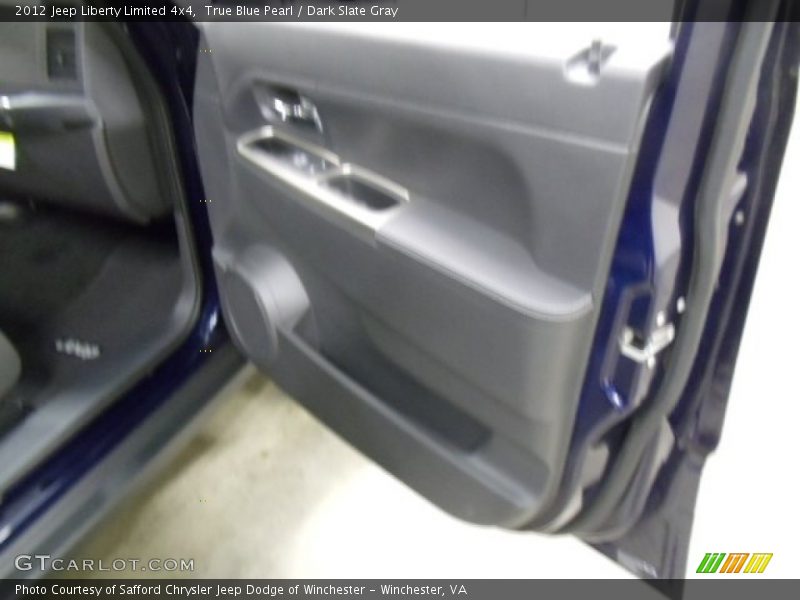True Blue Pearl / Dark Slate Gray 2012 Jeep Liberty Limited 4x4