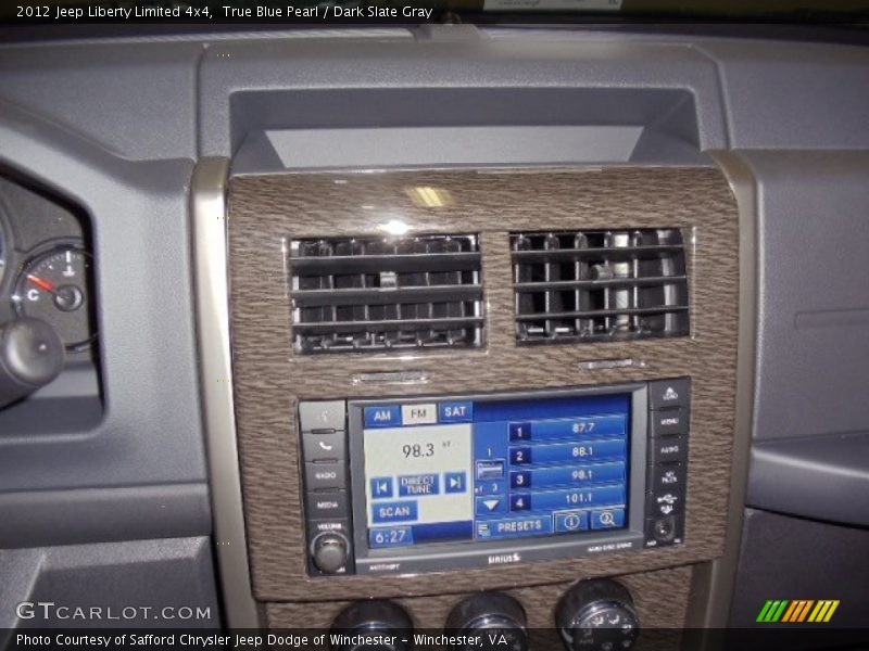 True Blue Pearl / Dark Slate Gray 2012 Jeep Liberty Limited 4x4