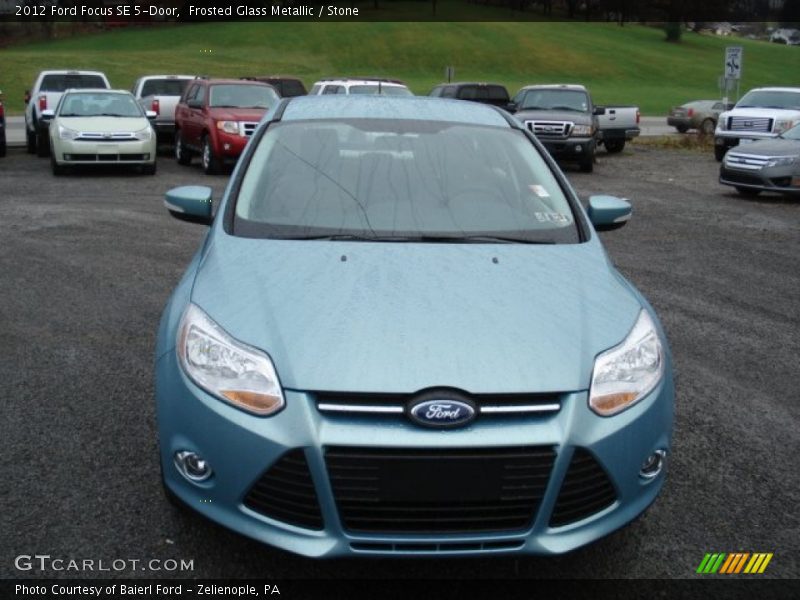 Frosted Glass Metallic / Stone 2012 Ford Focus SE 5-Door