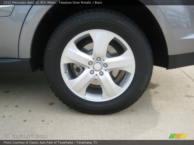 Paladium Silver Metallic / Black 2012 Mercedes-Benz GL 450 4Matic