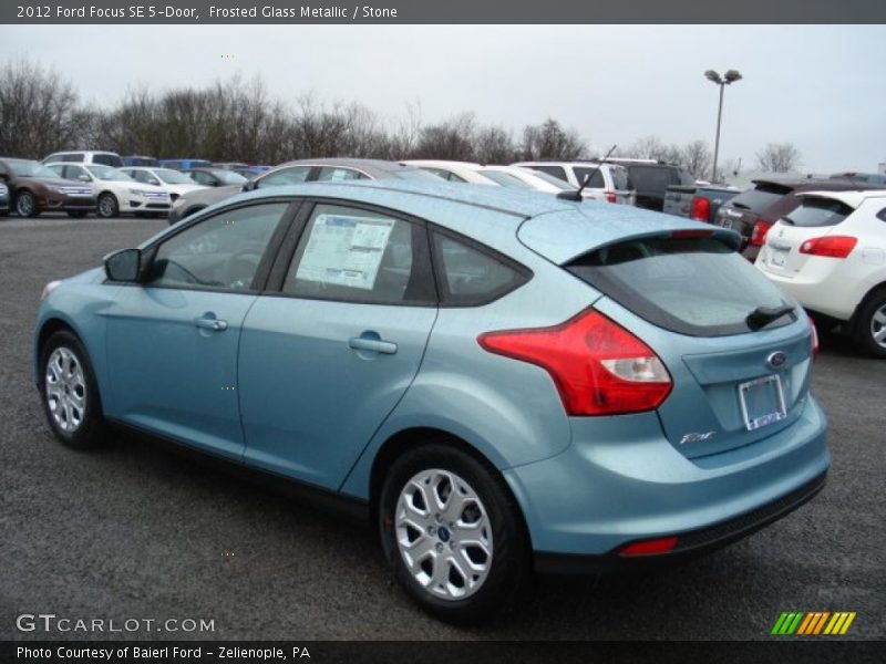 Frosted Glass Metallic / Stone 2012 Ford Focus SE 5-Door