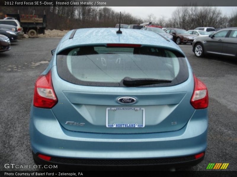 Frosted Glass Metallic / Stone 2012 Ford Focus SE 5-Door